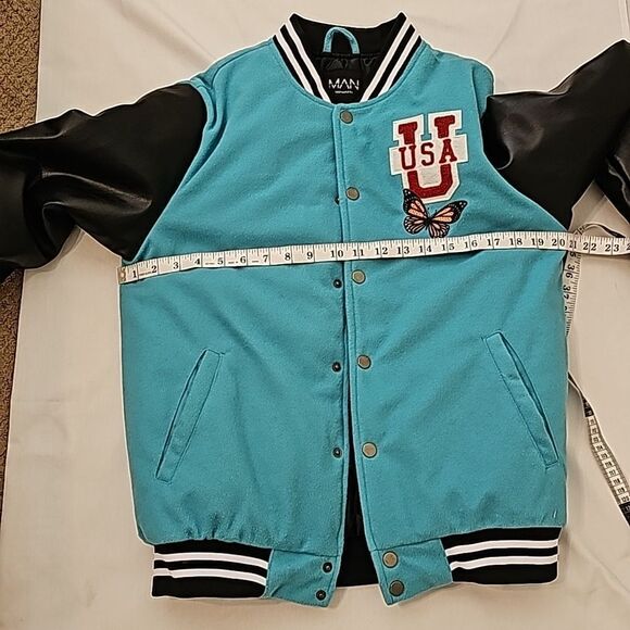 BOOHOOMAN COLLAB VARSITY JACKET size small - Picture 4 of 9